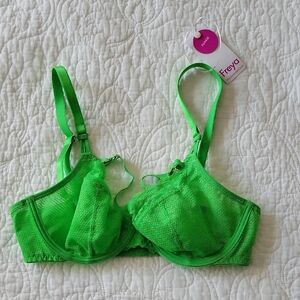 Freya Women's Temptress Green Plunge Bra- Size 30DDD- New!